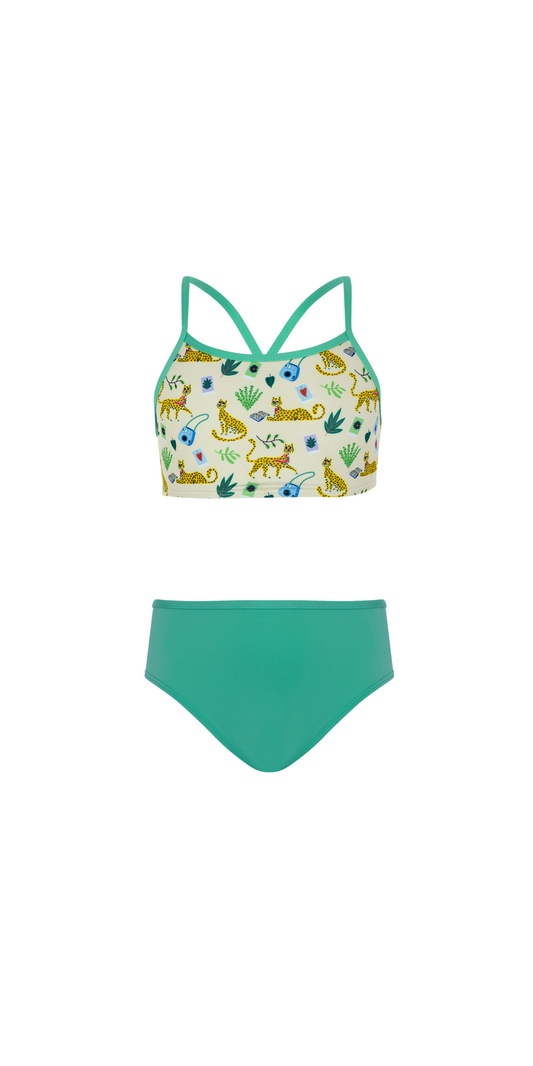 Liana Temalı Bikini Seti | Sportif Bikini Üstü & Altı | UPF 50+ | Geri Dönüştürülmüş Kumaş