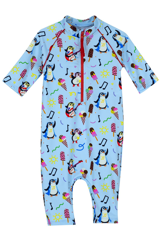 Uzun kollu Tulum Mayo | UPF 50+ | Geri Dönüştürülmüş Kumaş