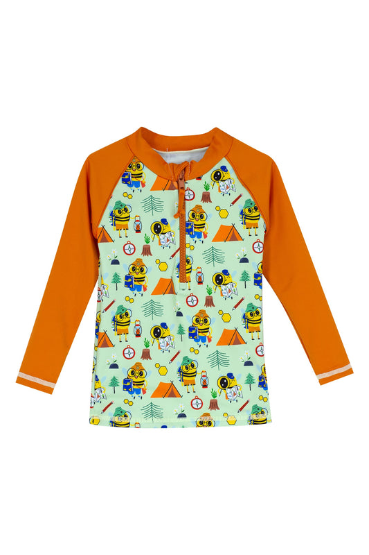 Uzun Kollu Üst | UPF 50+ | Geri Dönüştürülmüş Kumaş