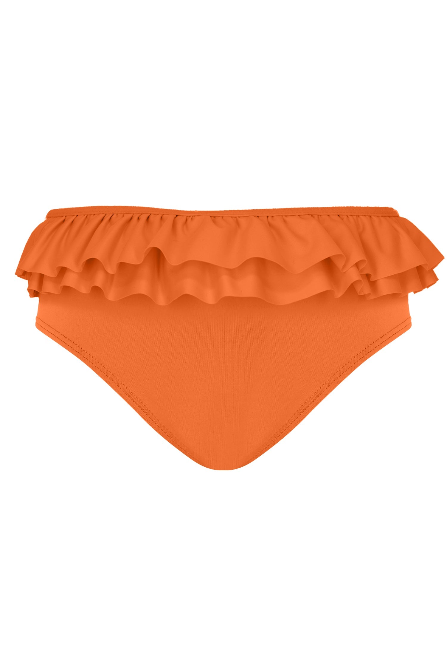 Orange Bikini Bottom  for babies & UPF 50+ & Recycled Fabric