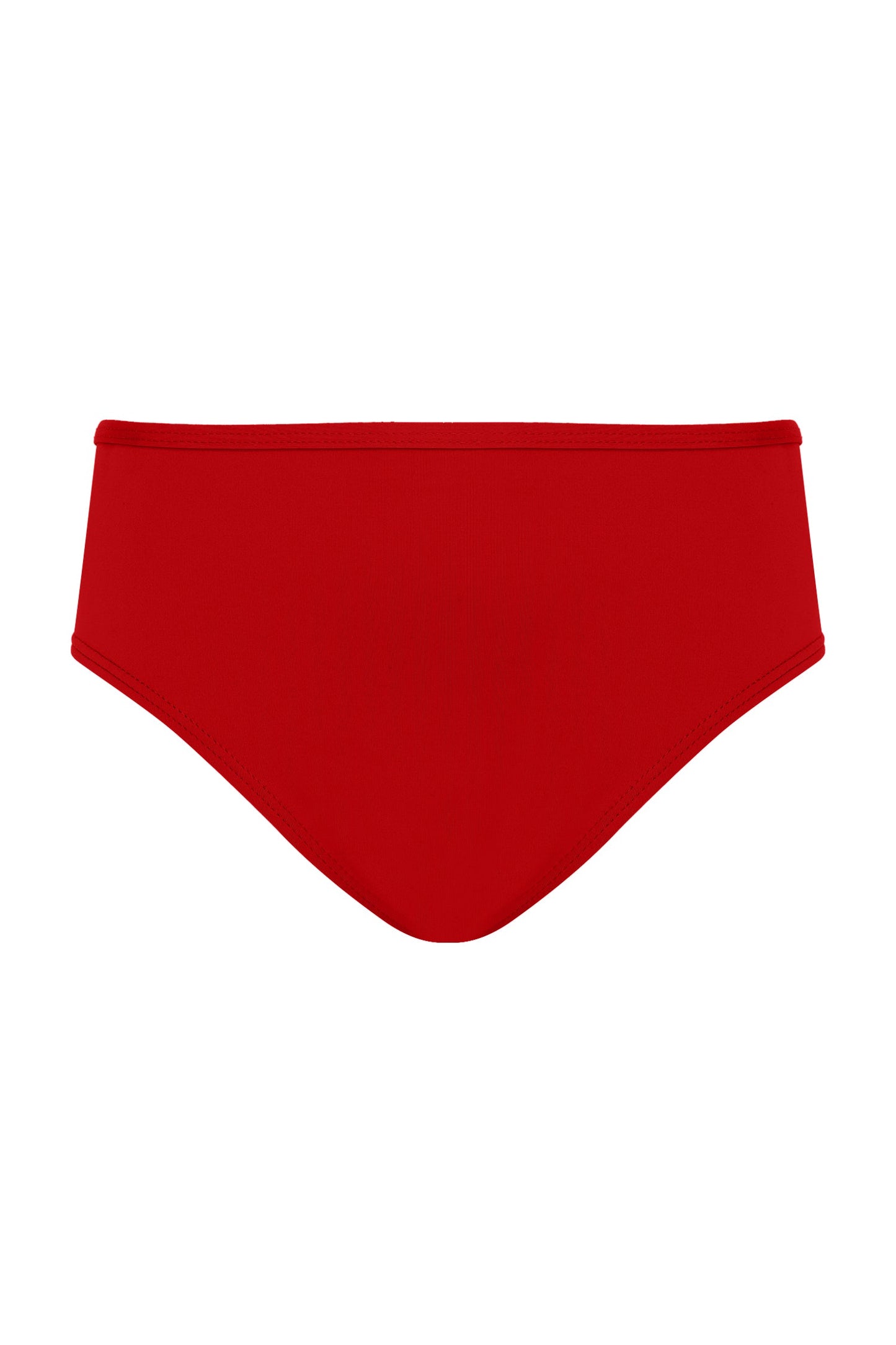 Red Bikini Bottom for girls & UPF 50+ & Recycled Fabric