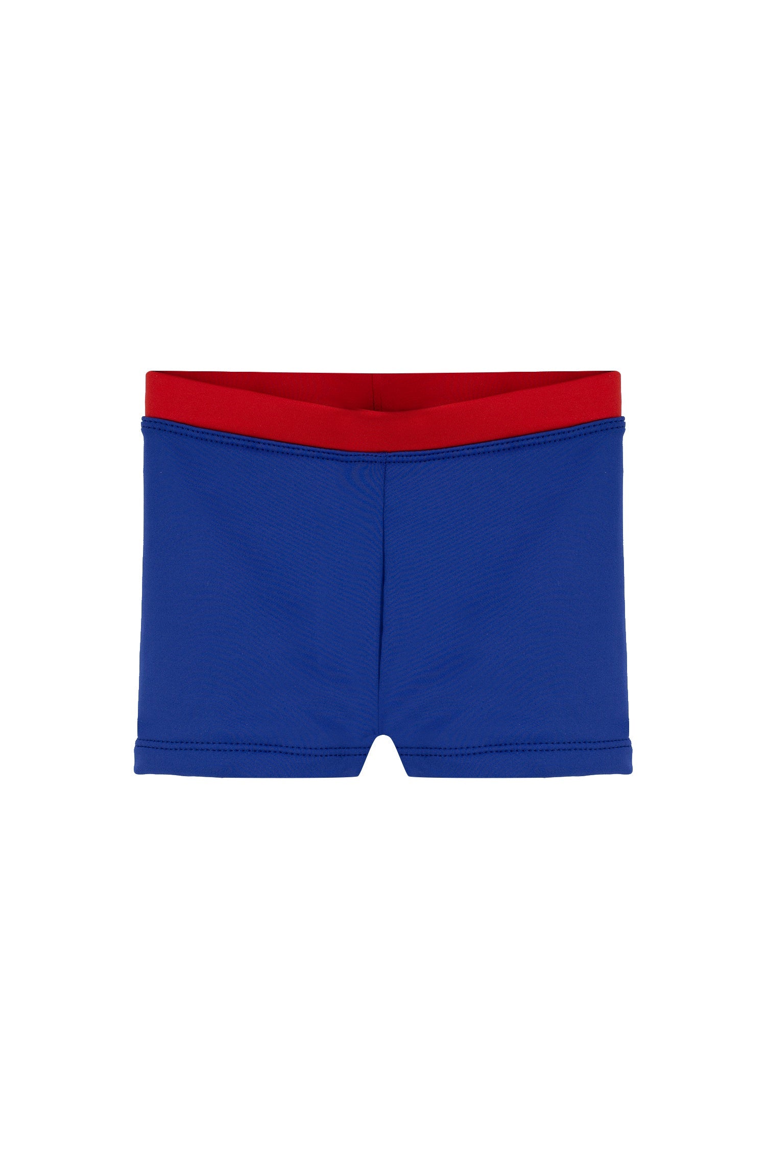 Navy Red Swim Trunk for babies & kids & UPF 50+ & Recycled Fabric
